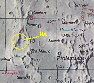 crater map