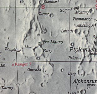 crater map